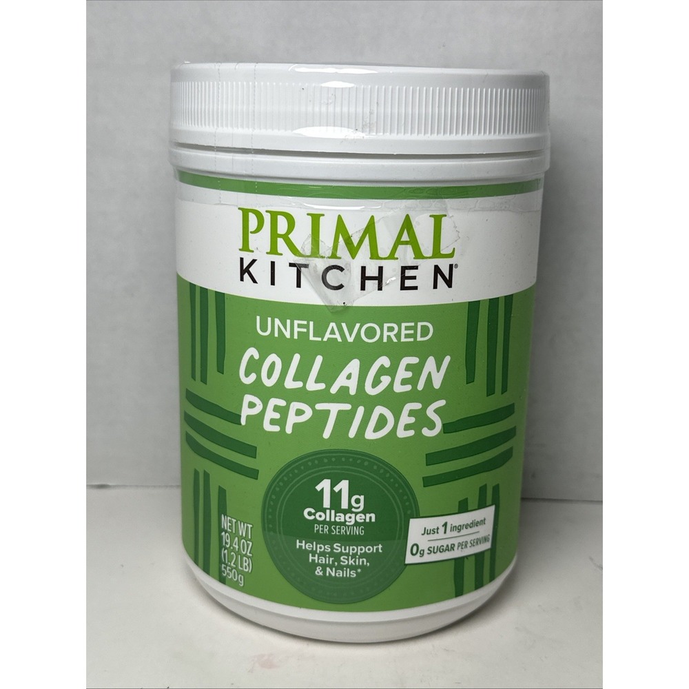 Primal Kitchen Collagen Peptides, Unflavored Collagen Powder, 1.2 Pounds